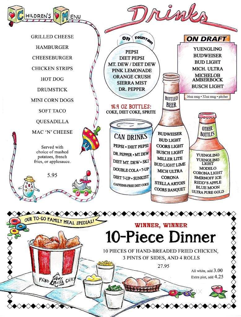 Silver Bell Restaurant - Evansville, IN menu_pic
