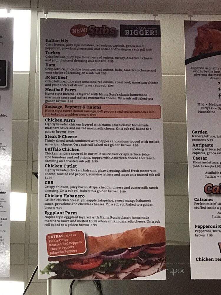 Uncle Rico's Pizza - Niskayuna, NY menu_pic