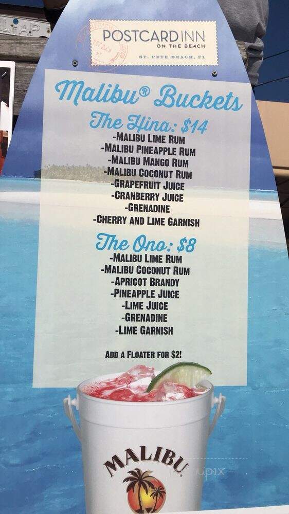 PCI Bar & Grill - St Pete Beach, FL menu_pic