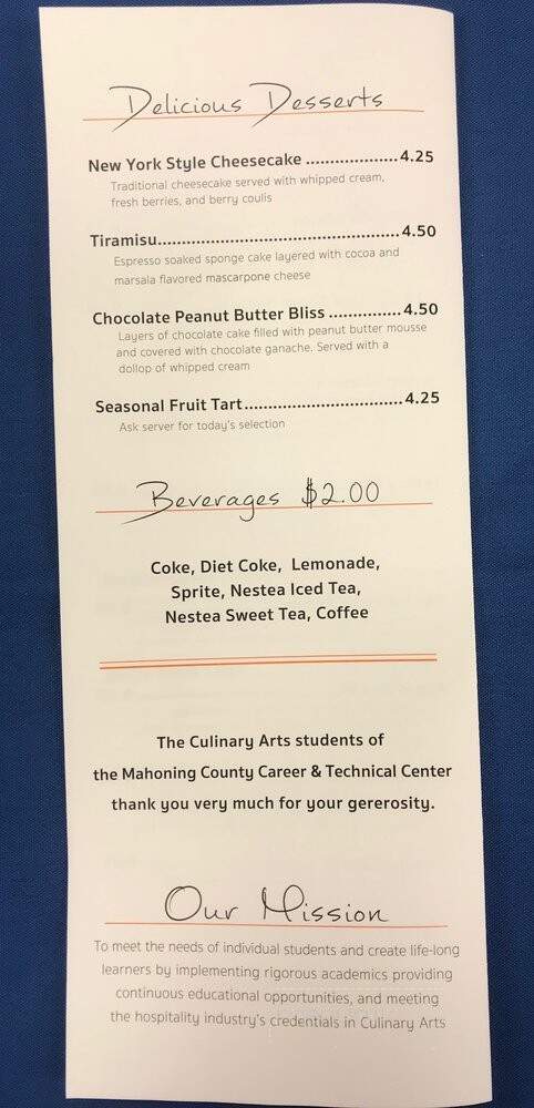 The Bistro at MCCTC - Canfield, OH