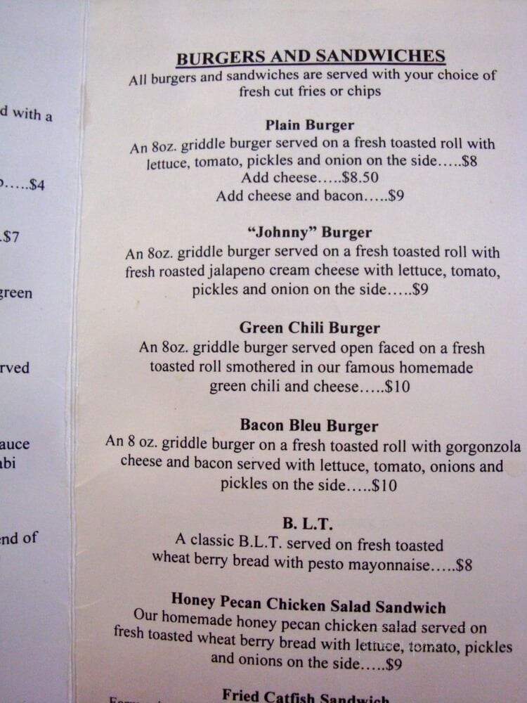 Frank & Lola's Neighborhood Restaurant & Bar - Bartlesville, OK menu_pic