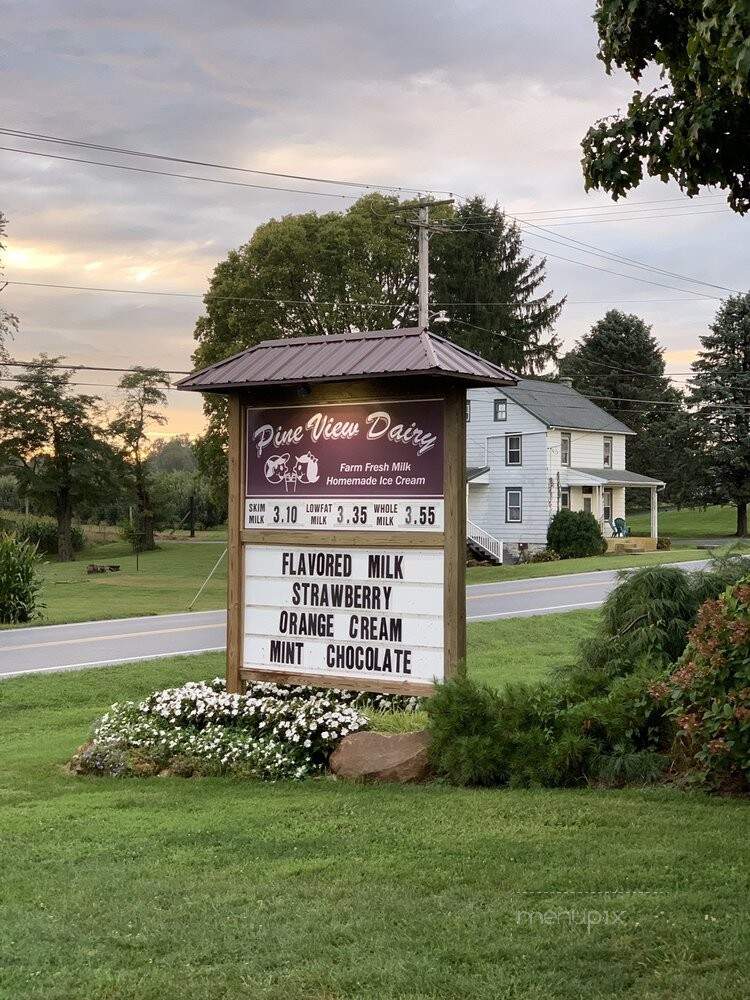 Pine View Dairy - Lancaster, PA menu_pic
