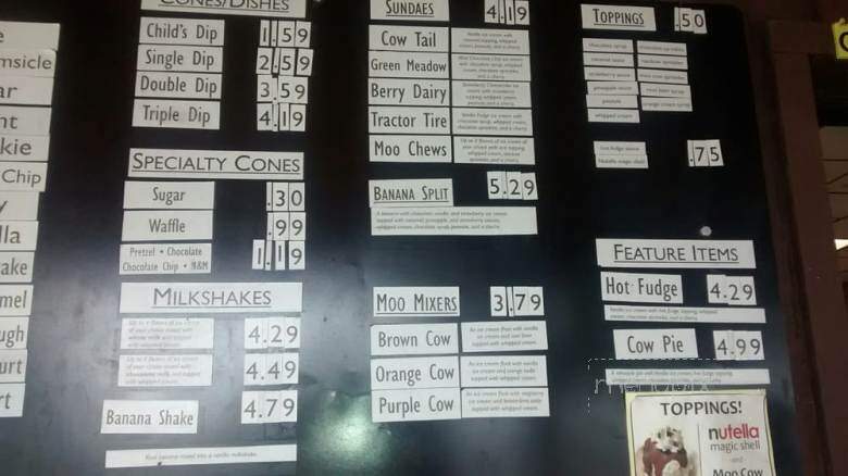 Pine View Dairy - Lancaster, PA menu_pic