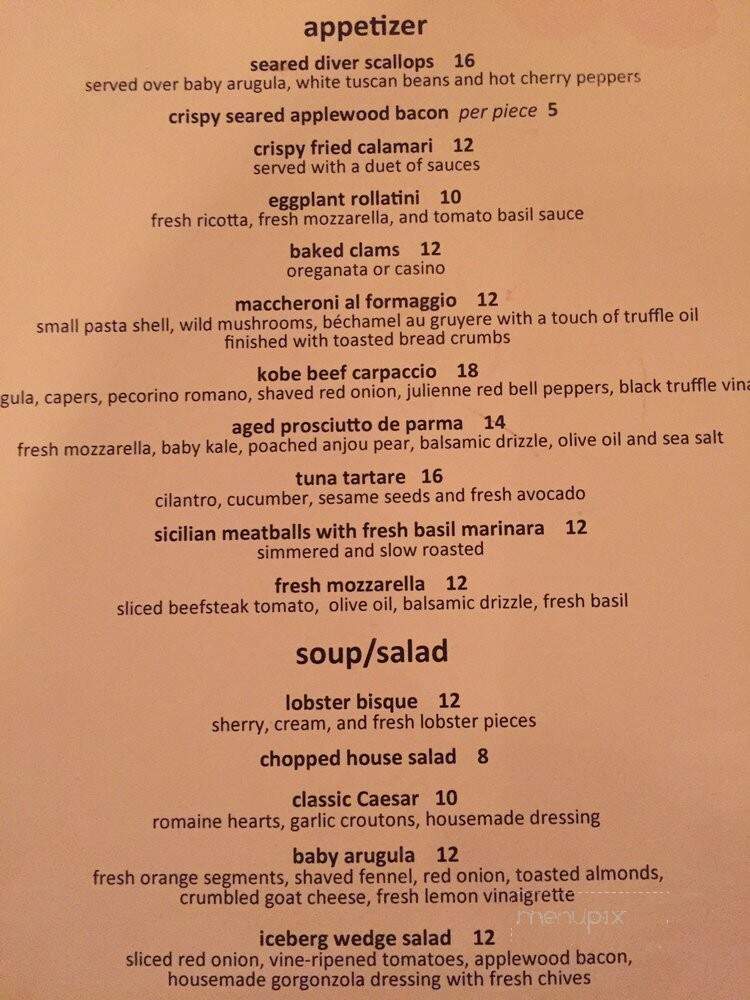 Lenny's Seafood and Steakhouse - Larchmont, NY menu_pic