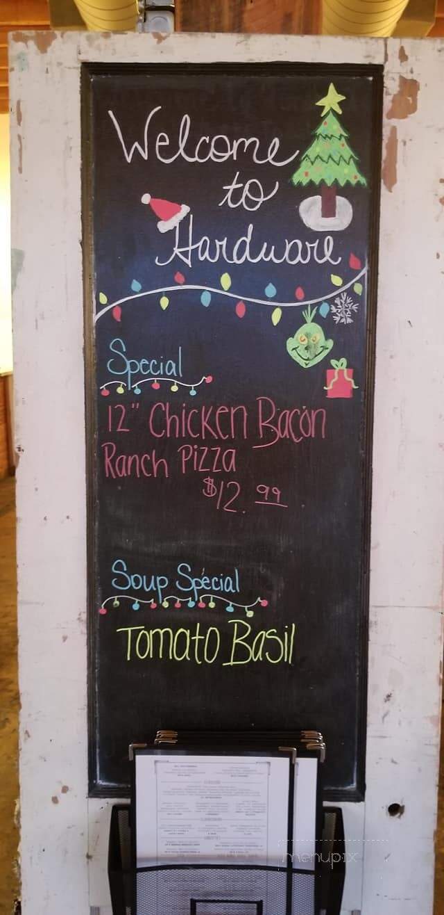 Hardware Pizza - Lyons, GA menu_pic