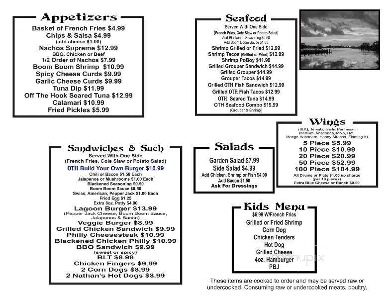 Off The Hook - Panama City Beach, FL menu_pic