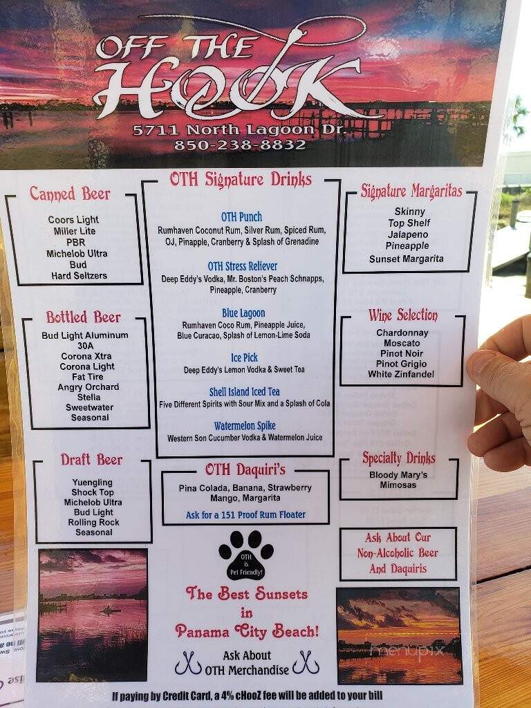 Off The Hook - Panama City Beach, FL menu_pic