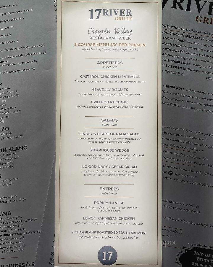 Blake's Seafood Grille - Chagrin Falls, OH menu_pic