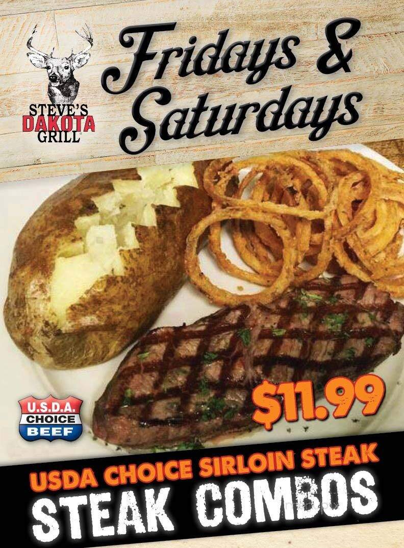 Steve's Dakota Grill - Mansfield, OH menu_pic