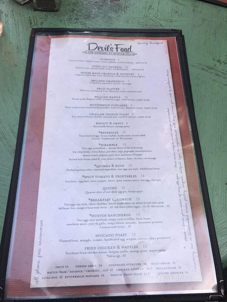 Devils Food Bakery - Denver, CO menu_pic