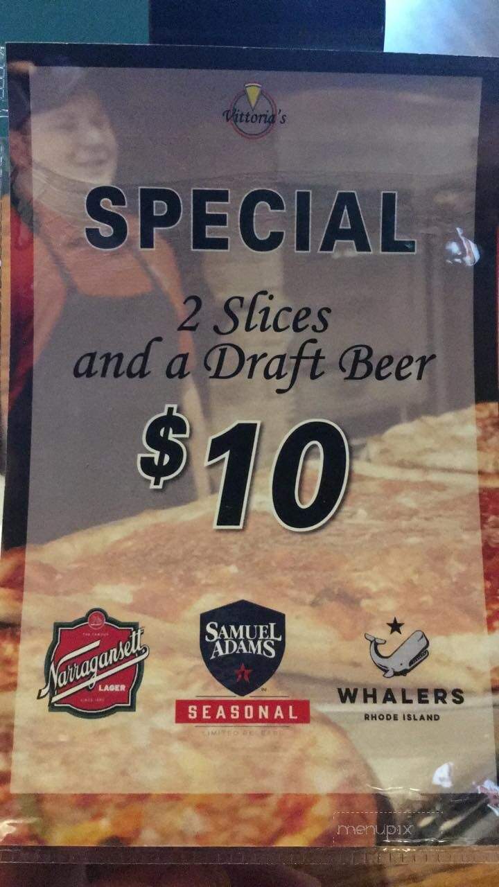 Vittoria's New York Pizza - Westerly, RI menu_pic