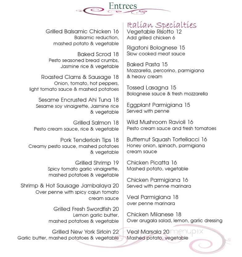 Divine Italian Home Cooking - Warwick, RI menu_pic