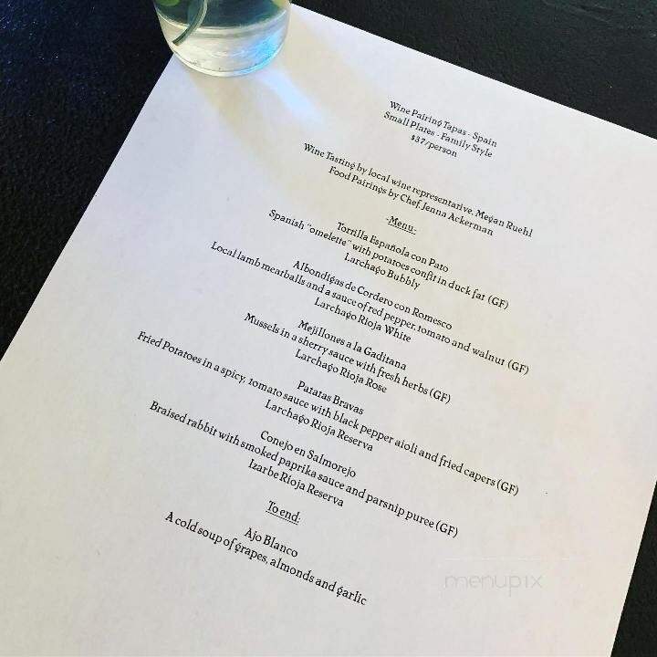 The Middle Fork - Lander, WY menu_pic