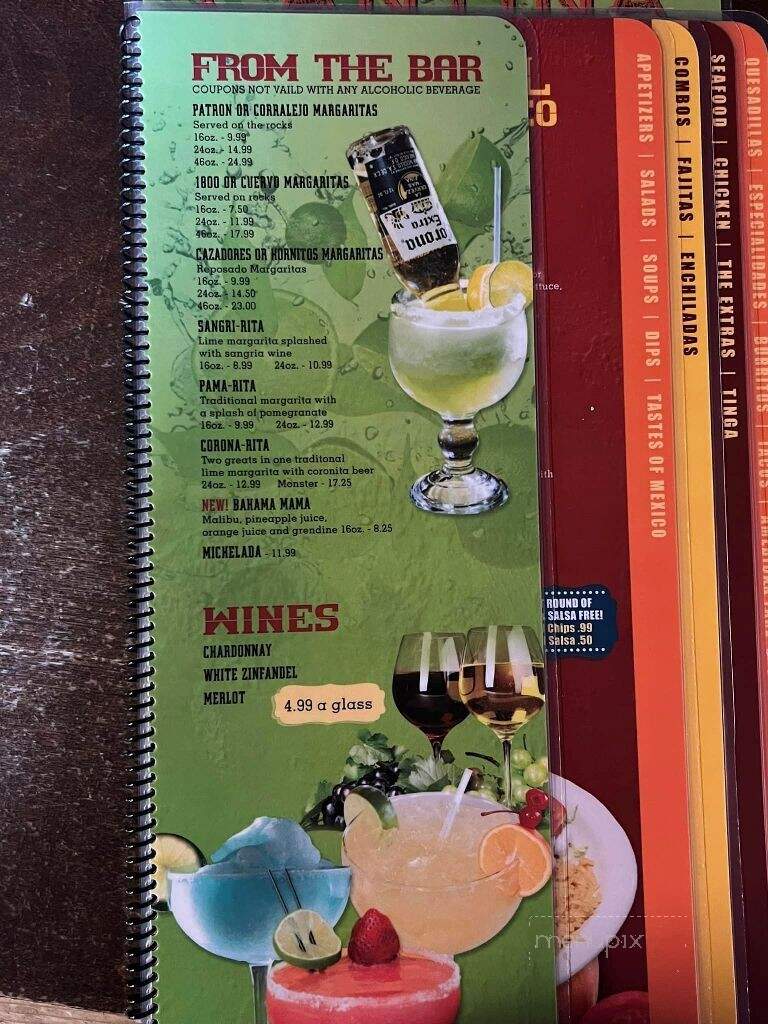El Rodeo Twenty Four LLC - Indianapolis, IN menu_pic