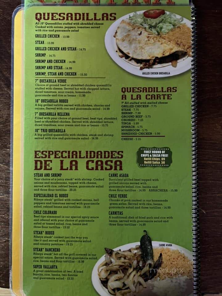 El Rodeo Twenty Four LLC - Indianapolis, IN menu_pic