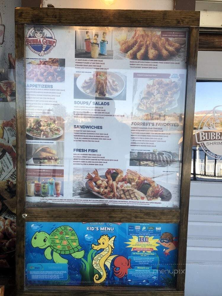 Bubba Gump Shrimp Co - Laughlin, NV menu_pic