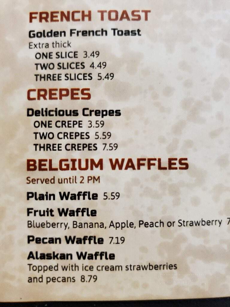 Eagle Inn Family Restaurant - Janesville, WI menu_pic