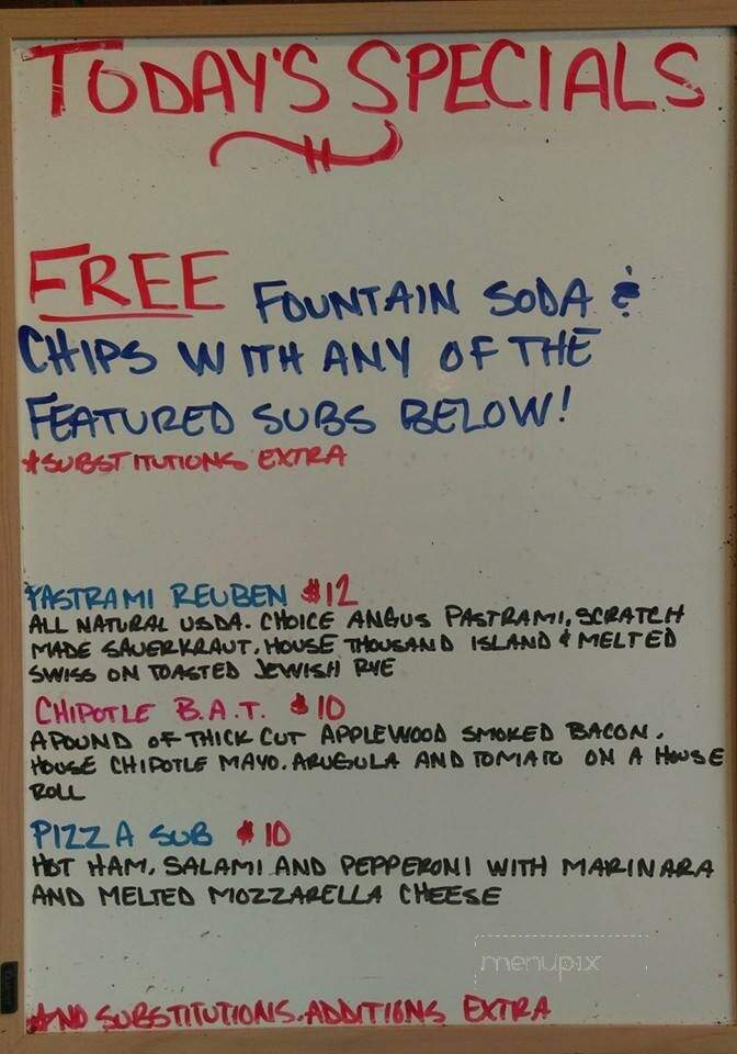 Lina's Pizza - Granby, CO menu_pic