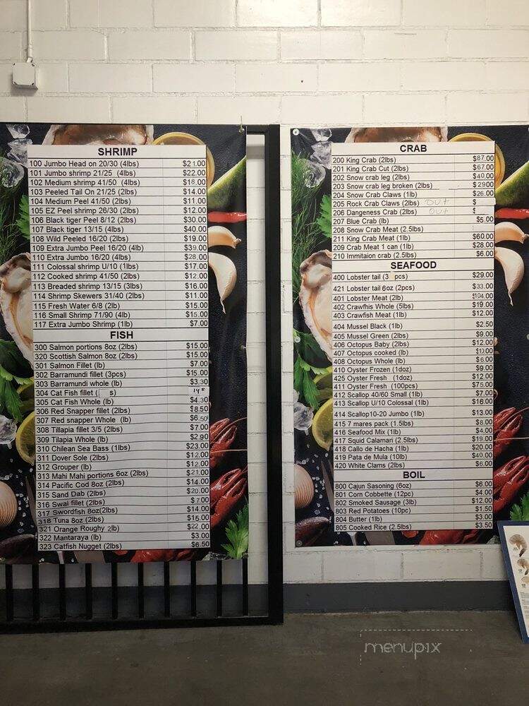 General Seafood - Gardena, CA menu_pic