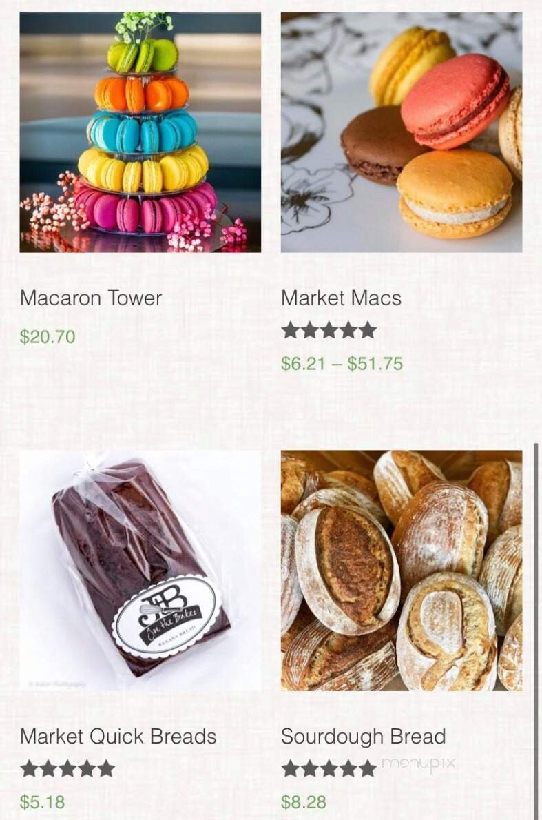 Joe the Baker - Coppell, TX menu_pic