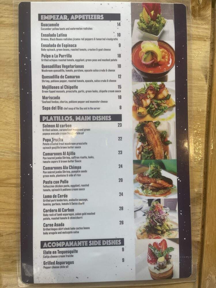 Fogon Contemporanean Kitchen - Matteson, IL menu_pic