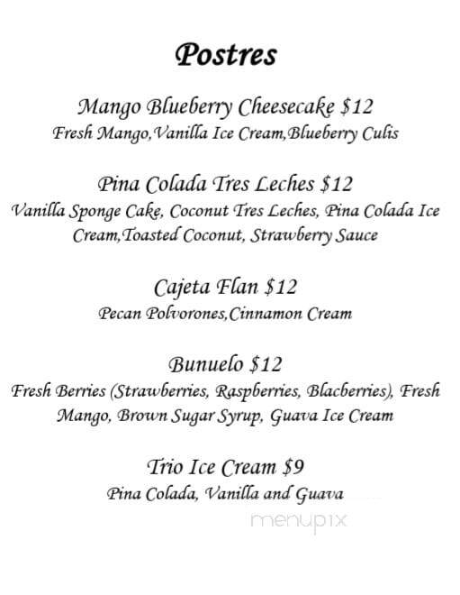 Veleros Restaurant - Schererville, IN menu_pic