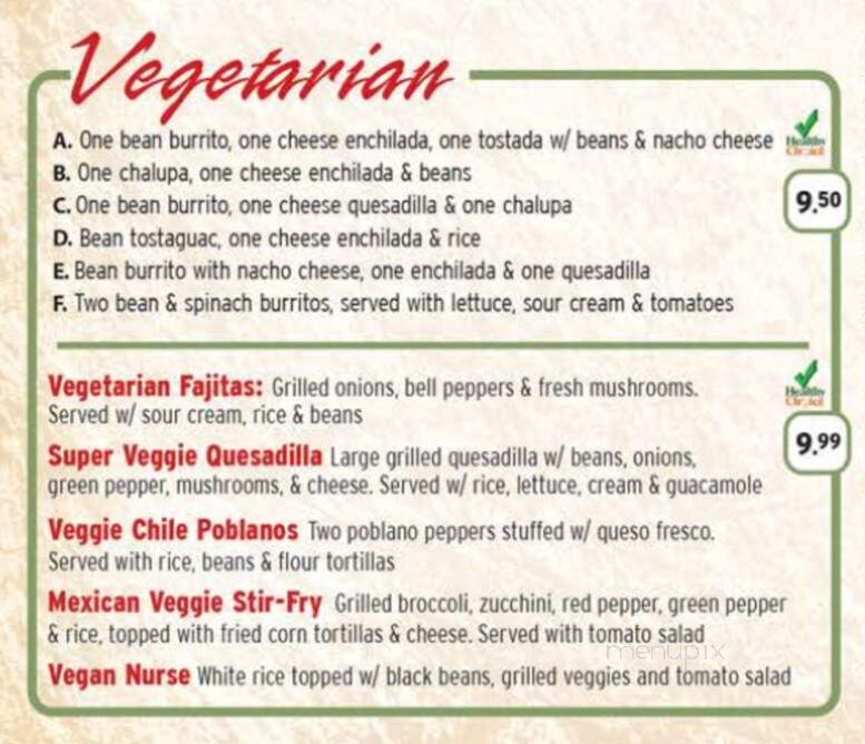 Los Mariachis Restaurante - Lancaster, SC menu_pic