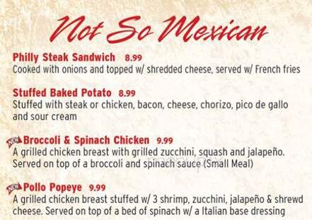 Los Mariachis Restaurante - Lancaster, SC menu_pic