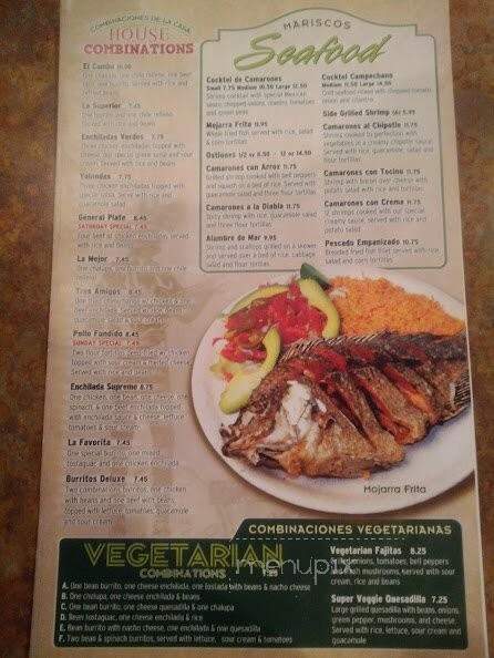 Los Mariachis Restaurante - Lancaster, SC menu_pic