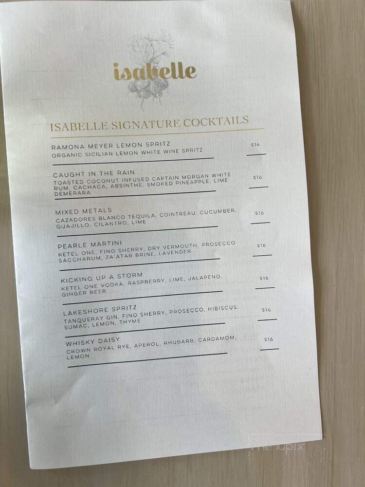 Isabelle Restaurant & Lounge - Burlington, ON