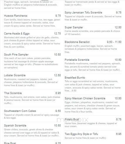 The Place on South Pine - Nevada City, CA menu_pic