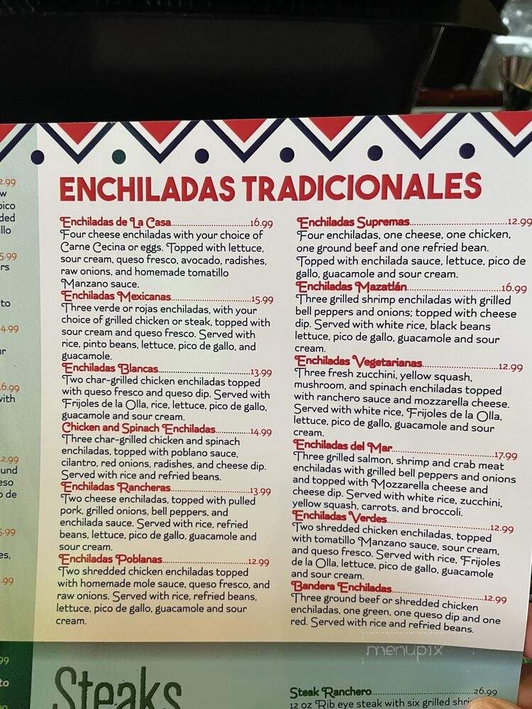 Las Carretas Mexican Restaurant - Gainesville, FL menu_pic