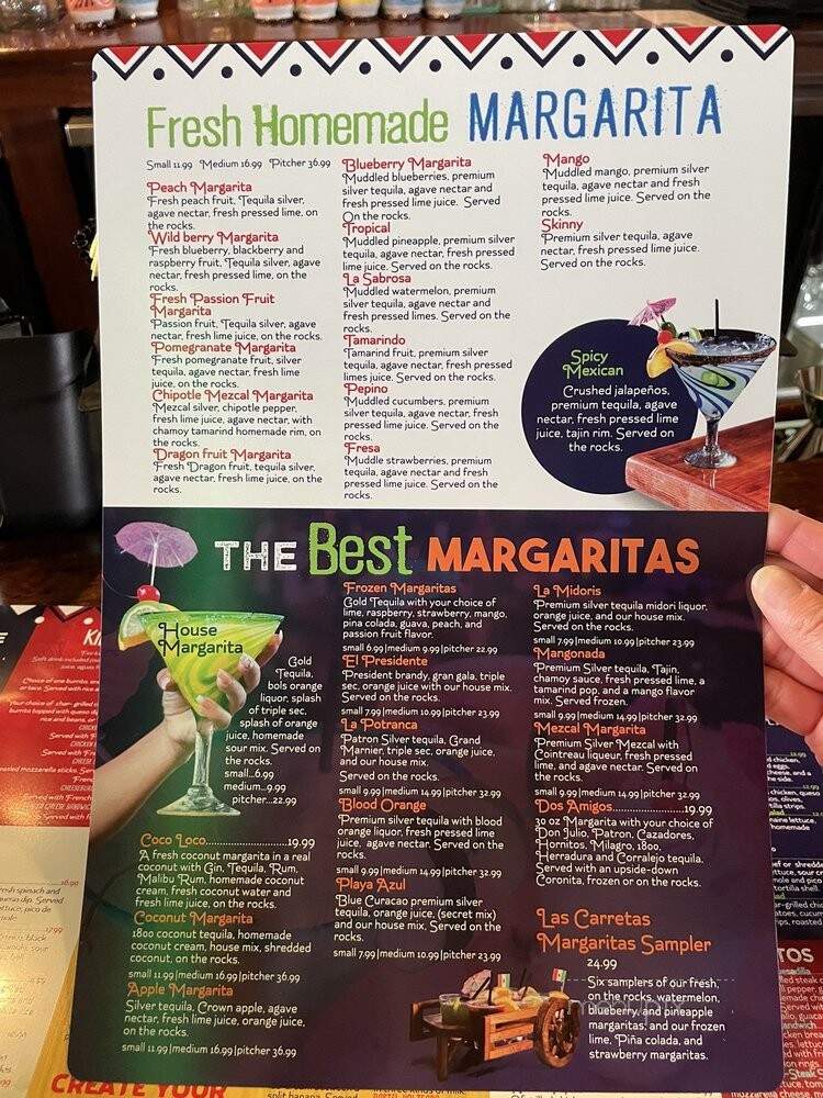 Las Carretas Mexican Restaurant - Gainesville, FL menu_pic