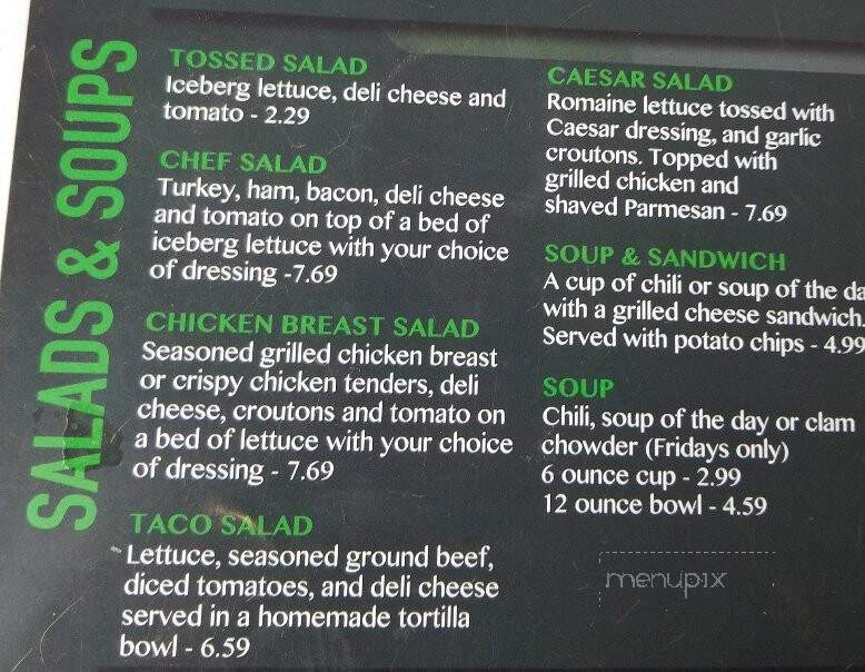 Auburn Hotel - Auburn, MI menu_pic