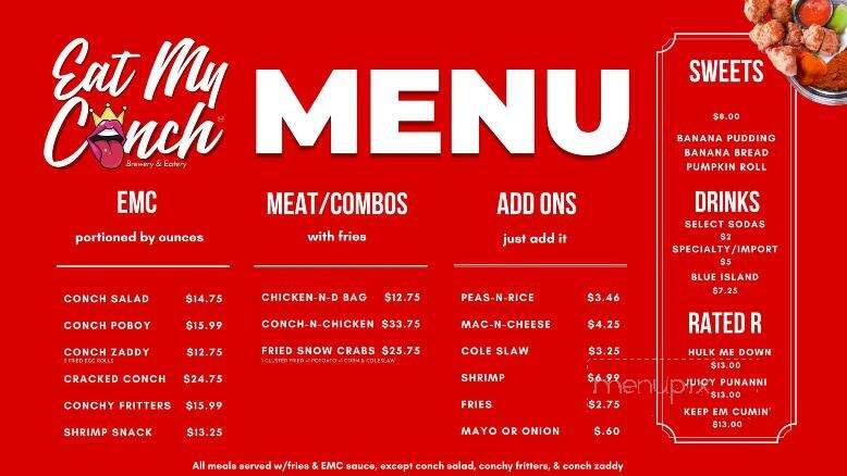 Eat My Conch - Longwood, FL menu_pic