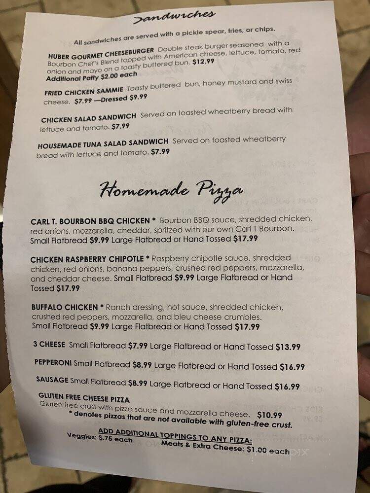 Starlight Cafe - Borden, IN menu_pic