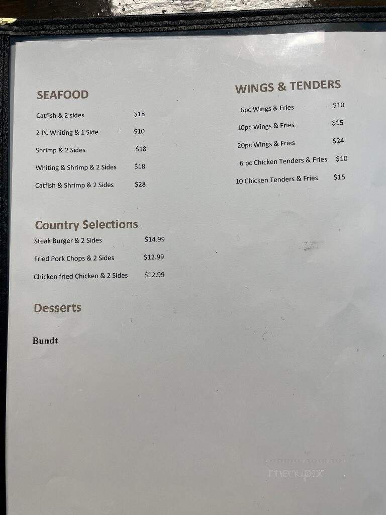 Lena Maes - Cedar Hill, TX menu_pic
