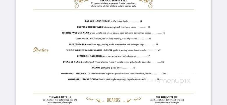 Rare Society - Santa Barbara, CA menu_pic