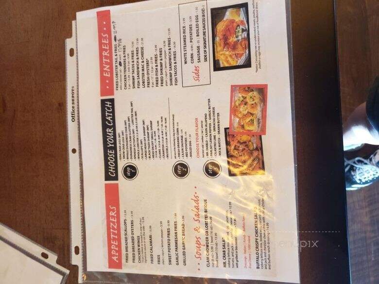 Mr. Crab Seafood Boils - Sparks, NV menu_pic