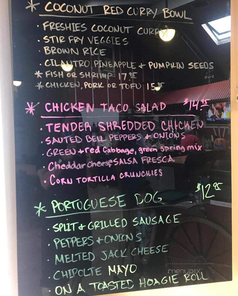 Freshies Maui - Makawao, HI menu_pic