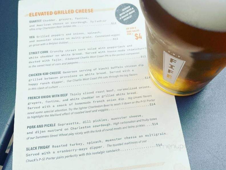 Fife Street Brewing - Charleston, WV menu_pic