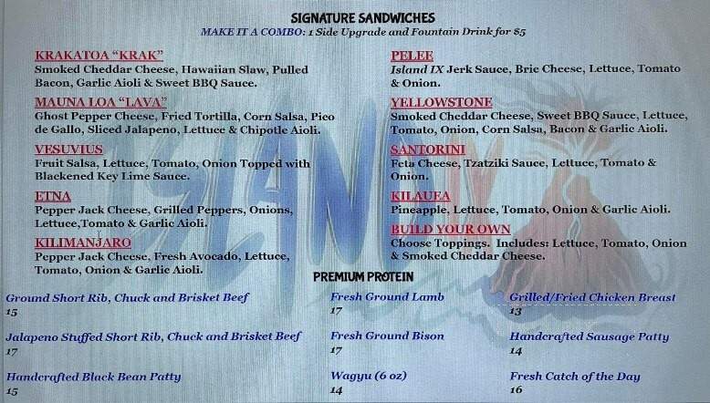 Island IX - Viera, FL menu_pic