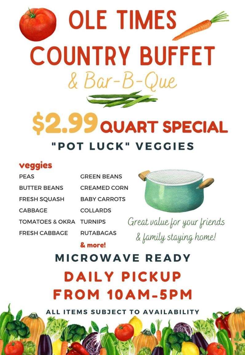 Old Time Country Buffet - Auburn, AL
