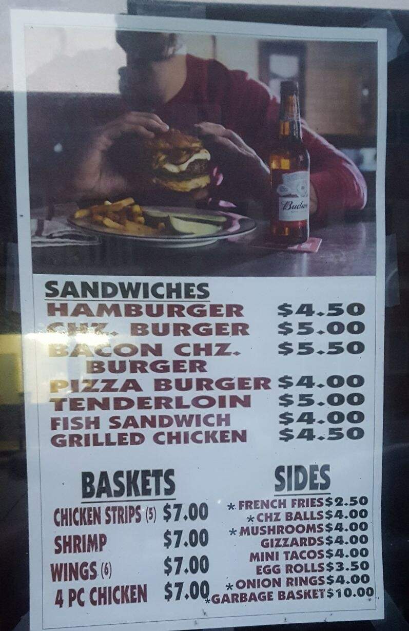 Silver Dollar Saloon - McGregor, IA menu_pic