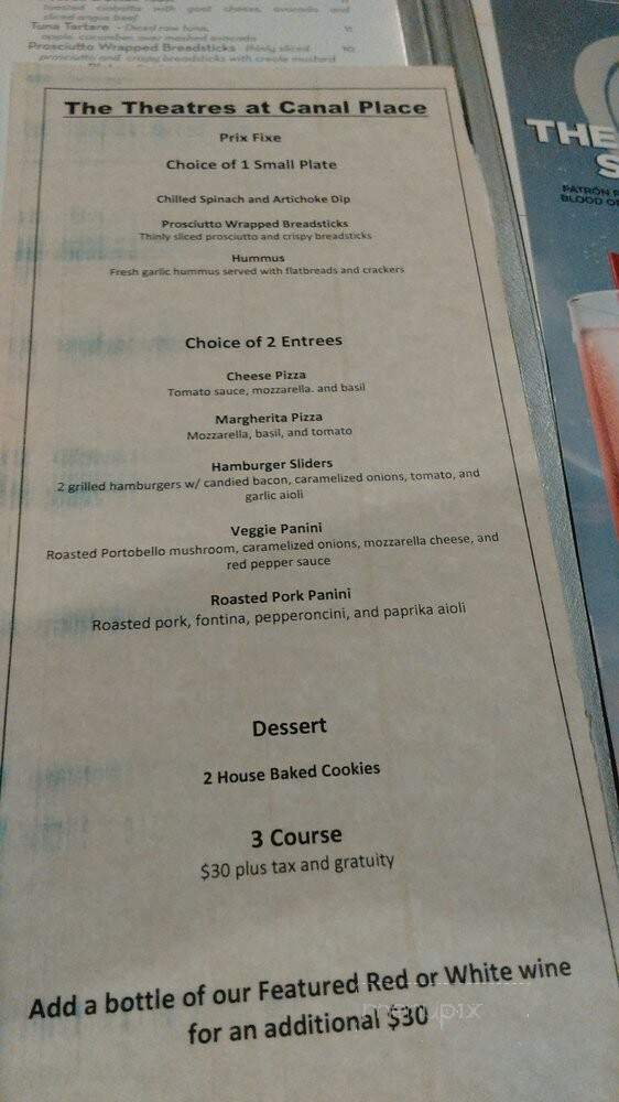 Gusto at The Theatres at Canal Place - New Orleans, LA menu_pic