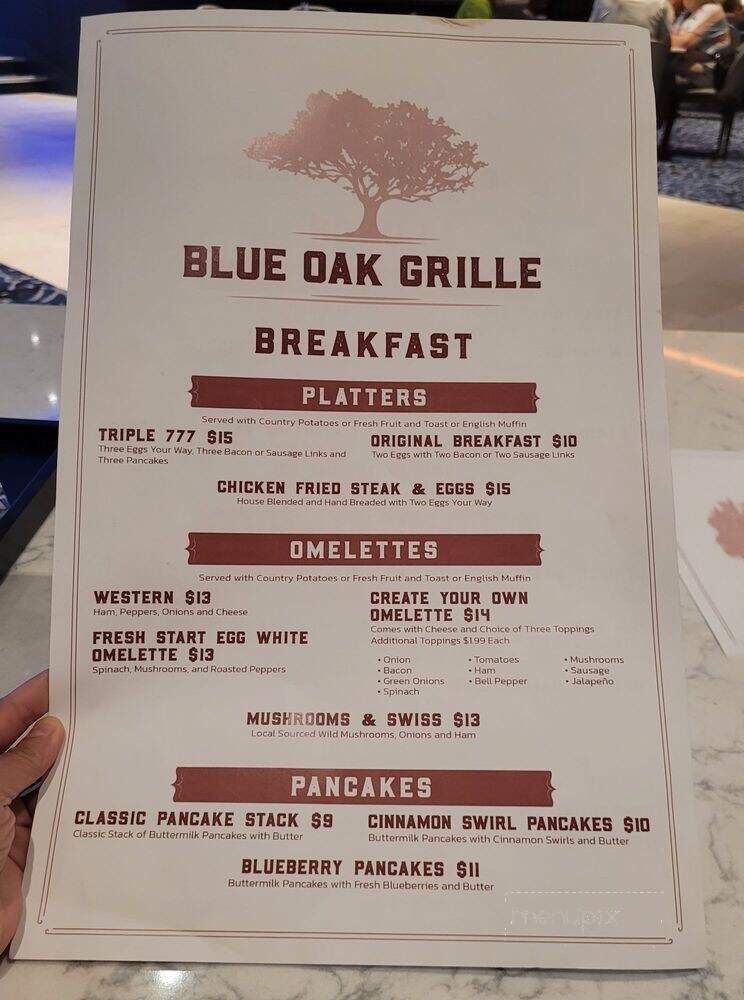 Blue Oak Grille - Friant, CA menu_pic