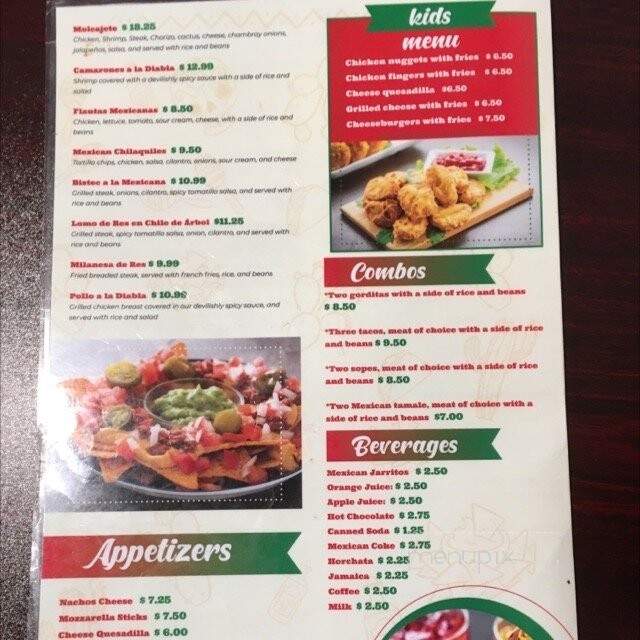 Garcia's Mexican Kitchen - Portage, MI menu_pic