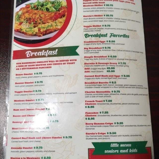 Garcia's Mexican Kitchen - Portage, MI menu_pic