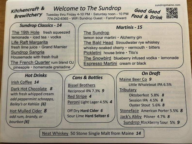 The Sundrop Cafe & Brewery - York, ME