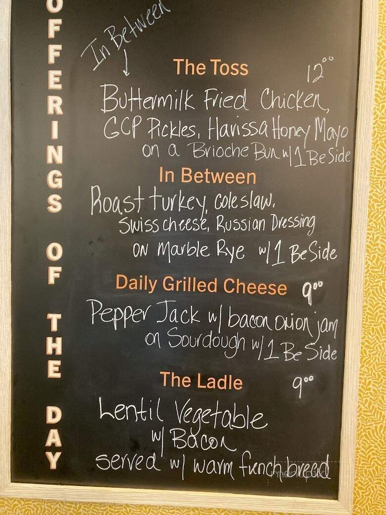Gate City Provisions - Greensboro, NC menu_pic